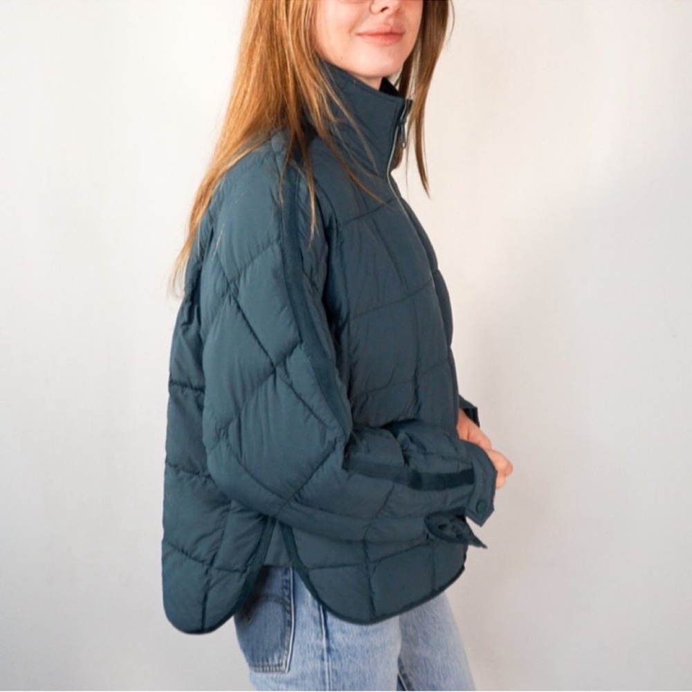 Free People Teal Pippa Packable Puffer Jacket - Picture 13 of 14